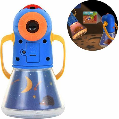 Filiyano – Lampe torche à projection d'histoires avec veilleuse, jouet lumineux pour enfants, cadeau idéal pour les tout-petits (garçons et filles) : (1/5)
