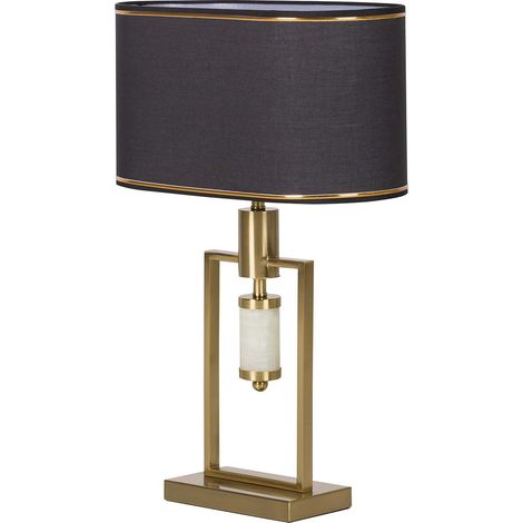 Goldene Metallkristall-Tischlampe 40X20X61 cm (1/5)