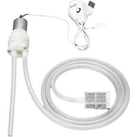 Pompe à eau électrique à haut débit de 2 mètres avec interface USB et dispositif d'aspiration d'eau (1/5)