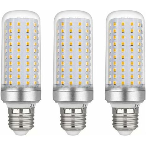 AGE Ampoule Led E27 Maïs 30w, AC175-265V, Blanc Chaud 3000K 2500LM, Non Dimmable, 300W Ampoule Halogène Équivalent, Ampoule Maïs Led pour Lustres, Plafonniers, Lampes de Table et Lampadaires, Lot de 3 (1/5)