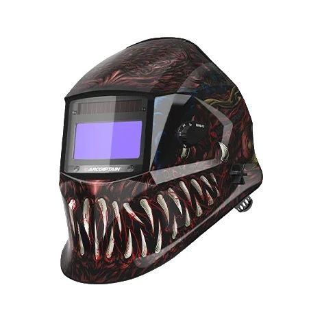 Masque de soudage, auto-assombrissement de vraie couleur, grande fenêtre de visualisation, AR-WC20120 (1/2)