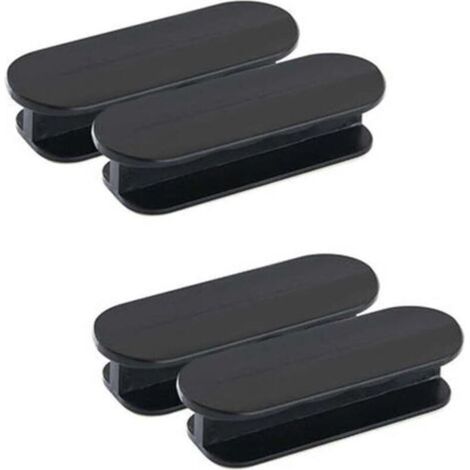Boutons et poignées de meubles,Lot de 4 poignées auto-adhésives pour placard de cuisine, tiroir, fenêtre, porte coulissante (1/5)