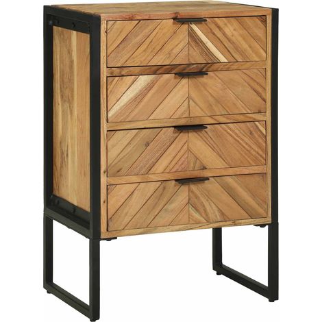 Maison Exclusive - Credenza 50 x 35 x 75 cm Legno massello di acacia (1/5)
