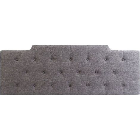Tête de lit capitonnée 157 cm gris chiné (1/3)