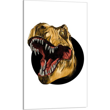 Glasschneidebrett 30x52 Dinosaurier