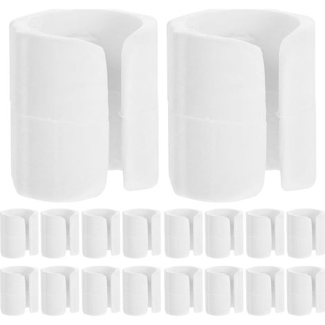 Patins de Chaise en Plastique Blanc Protège-Sol Lot de 50 Protecteurs Polyvalents Minimalistes pour Pieds de Meubles pour Espace de Travail (1/5)
