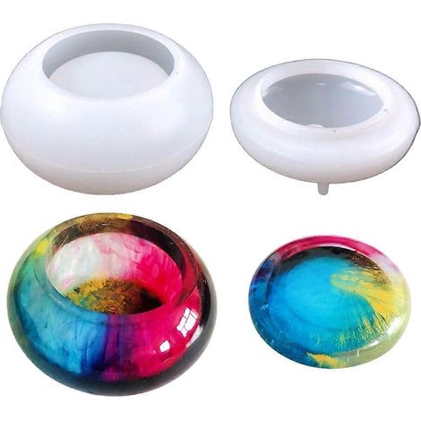 DIY-Kristall-Epoxidharzform für Aufbewahrungsbox, Make-up-Einsatz, Schmuckkästchen