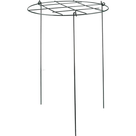 Pfingstrosenkäfig mit durchwachsenden Pflanzenstützen, Blumenstützringe, 30,5 cm Durchmesser, 45 cm Höhe (1/5)