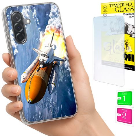 Custodia per Samsung Galaxy A36 / A56, cover fotografica, cover posteriore + vetro 9H (1/5)
