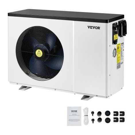Pompe à chaleur pour piscine, capacité de chauffage 1,48-7,11 kW, chauffage électrique de piscine à fréquence variable à économie d'énergie pour piscines hors sol 15 à 30 m³, AC220-240 V 50 Hz (1/3)