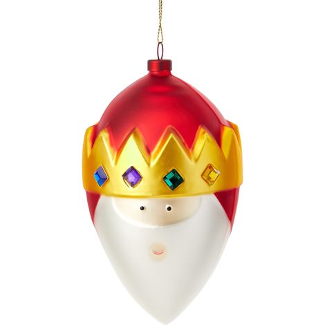 Boule de Noël, Verre Soufflé, Multicolore (1/4)