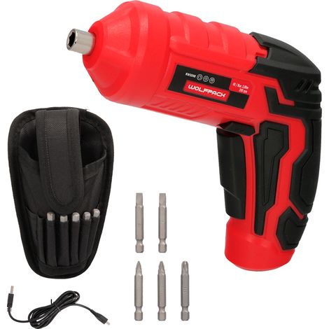 4-V-Schraubendreher. Mit LED, Koffer und 5 Schraubendrehern, USB-Akku (1/5)
