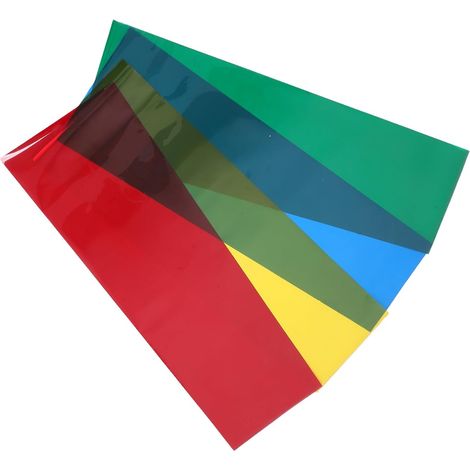 4 Rouleaux Film Teinté Autocollant pour Fenêtres Film Décoratif Coloré pour Vitres Décor DIY pour Fête Photographie Porte et Fenêtre Plastique Flexible Odeur (1/5)