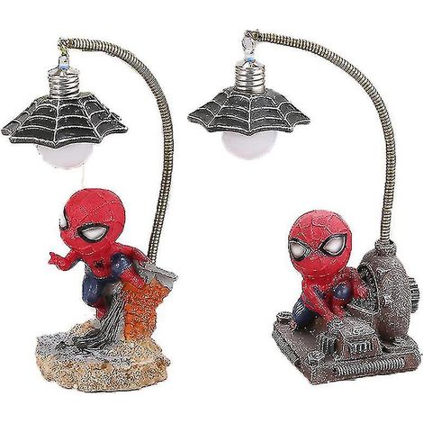 Lot de 2 petites veilleuses décoratives Spider-Man