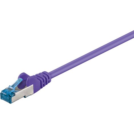 Câble LAN Patchcord CAT 6A S/FTP, violet, 1 m