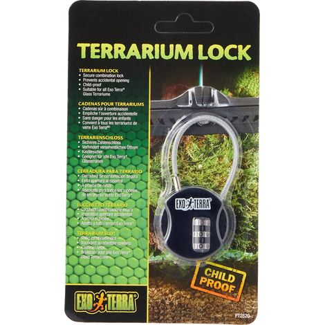 Exo Terra, lucchetto con combinazione per terrario (1/3)