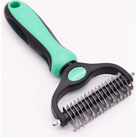 Brosse pour sous-poil pour chien et chat Peigne pour sous-poil à poils longs et courts Brosse d'épilation pour chien Brosse de toilettage