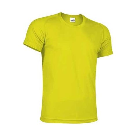 Camiseta especial para trabajo y deporte VALENTO Resistance 4/5 niño Amarillo Fluor
