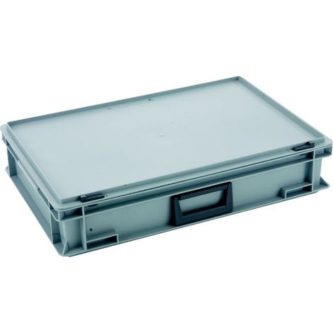PROVOST - Bac mallette en polypropylène gris Provost - 60 x 40 x 13,3 cm (1/2)