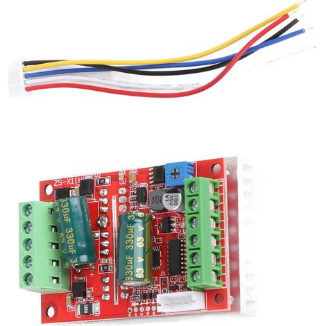 Contrôleur de moteur 12 V 24 V 48 V, marche avant/arrière, sans balais, module de vitesse électrique CC PWM 400 W (1/5)