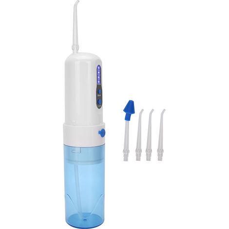 Hydropulseur buccal électrique portable rechargeable par USB pour le nettoyage des dents à domicile (1/5)