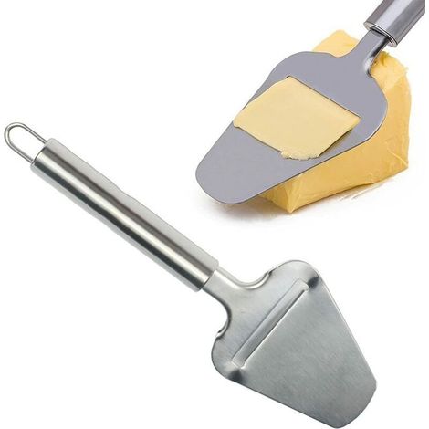 Professional Stainless Steel Cheese Cutter, Cheese Knife for Hard and Cut Cheese, Slicer (1/5)
