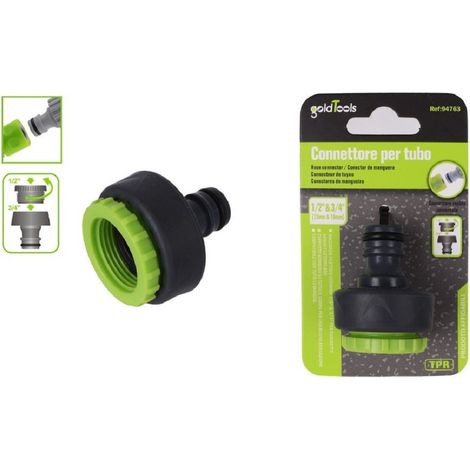 Trade Shop - VEREINIGTES RASPING CONNECTION MIT FEMMINA FILETTO VON 1/2" UND 3/4" FÜR TUBO 94763 - (1/3)