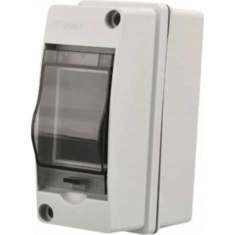 2 Modules, ABS de Surface en Plastique,Coffret Electrique Etanche Exterieur IP65, Boite de Boitier Etanche Electrique Exterieur, Armoire de Contrle, Coffret Modulaire Boitier de Jonction (2 Way) (1/5)