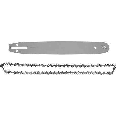 Guide chaîne en acier allié pour tronçonneuse Husqvarna 250PS/23/36/41/136/137/141, plaque de rechange robuste, compatible scie à chaîne, remplacement pièce d’usure, barre de guidage durable. (1/5)