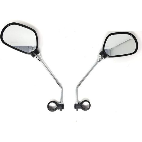 Ensemble de 2 rétroviseurs pour vélo, scooter, fauteuil roulant, etc.