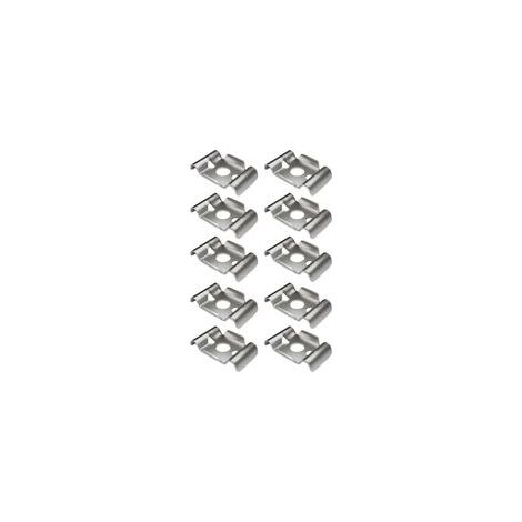 Attaches Pour Grillage  Acier Inoxydable 10 Pièces Attache Pour Fil Rigide  Support Étagère & Fixation Extérieur Jardin Cour Ferme Allée Terrasse