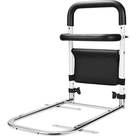 Barrière de lit pour personnes âgées, protection latérale de sécurité avec sac de rangement, barrière de lit avec poignée latérale pour un entretien sûr à la maison (1/5)
