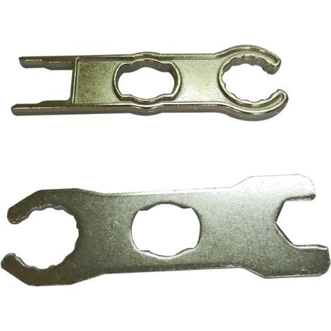 Ensemble de 2 Outils pour Connecteur de Panneau Solaire MC4, Clé en Métal pour Déconnexion Solide, Sertisseuse de Fil pour Câble et Connecteur de Système PV
