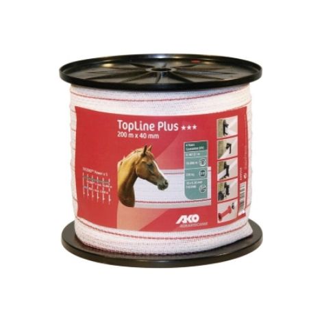 Nastro per Recinto Topline Plus 200 mt 40mm KERBL