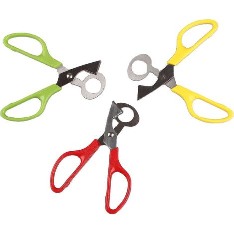 Ciseaux à œufs de caille en acier inoxydable (lot de 3) : coupe-œufs, séparateur de coquilles, éplucheur d'œufs de caille. (1/3)