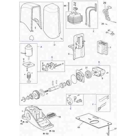 PPD0612R03.4540 Supporto Trasformatore SL1 10S Ricambio Originale NICE PPD0612R03.4540