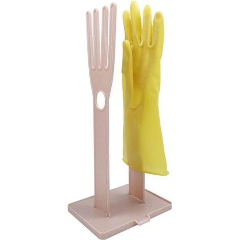 Porte-gant de four en plastique --- Rose (1/5)