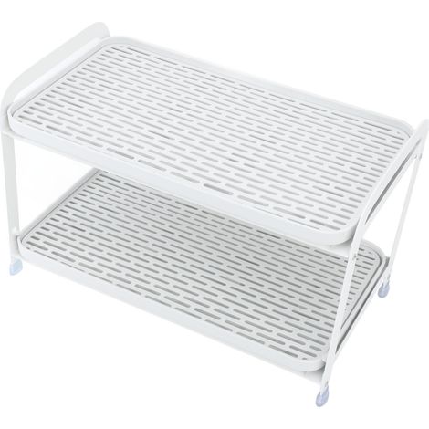 Organisateur de tasses à double couche, gain de place, plateau amovible, égouttoir à tasses pour la maison, grande taille (1/5)