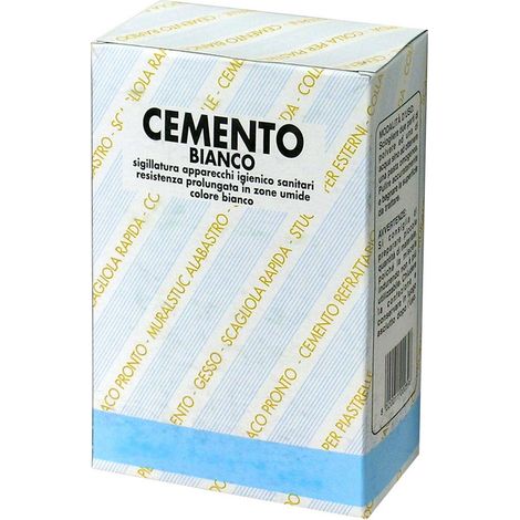 4PZ CEMENTO IN POLVERE BIANCO kg. 5