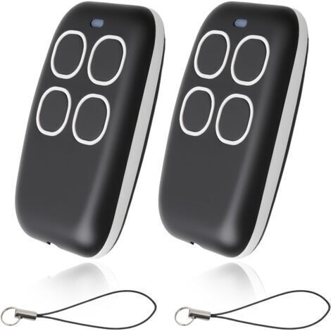 2PCS Télécommande Universelle Portail Garage de 280–868 MHz Universel 4 en 1 Multifréquence Porte Garage Rolling Code Telecommande Compatible avec Came TOP432EE/ EV/NA, Pile CR2032 Incluse (1/5)