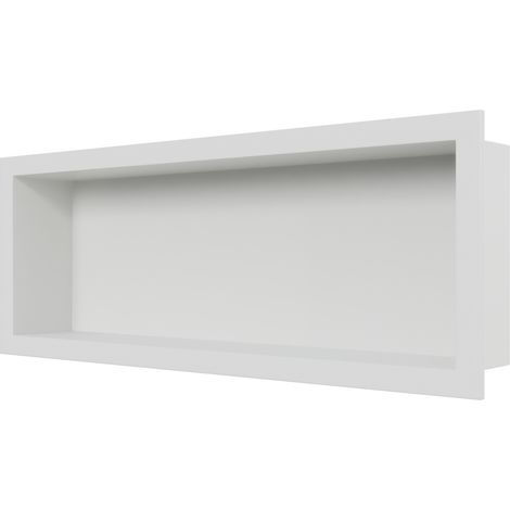 Wandnische Bernstein Edelstahl BS206010 20 x 60 x 10 cm Weiß