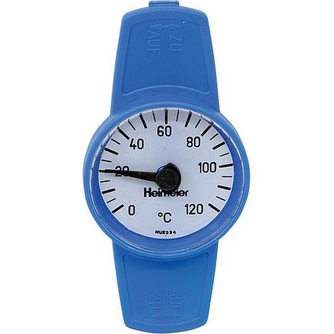 Thermomètre bleu pour vanne Globo pour rééquiper adapté à DN40-50 (1/2)