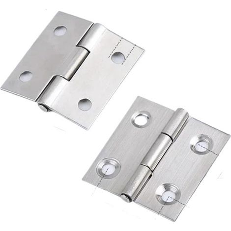 Charnière de porte pliante, plate en inox (1/5)
