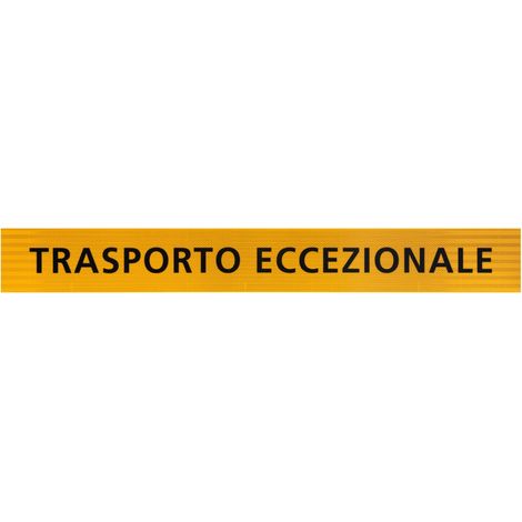 Pannello catarifrangente trasporto eccezionale - 1200x150 mm