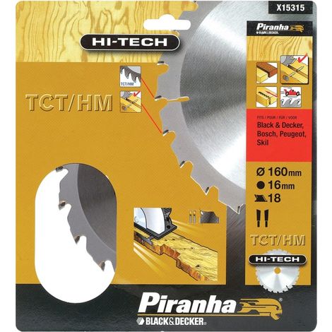 PIRANHA LAMA SEGA CIRCOLARE 160MM X15315