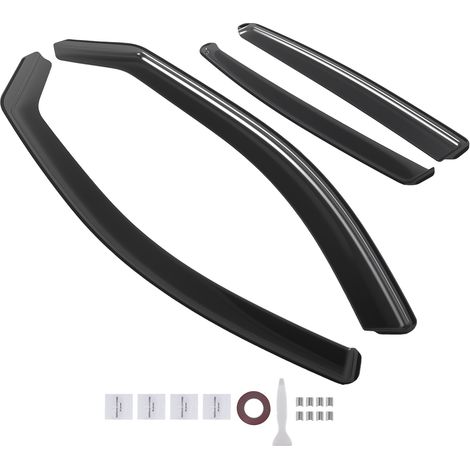 Window Visors In-Channel Rain Guards for BMW 5 Series F10 Saloon 2010-2017 4pc (1/5)