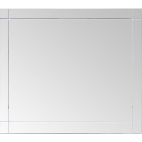 Specchio da Parete 100x60 cm in Vetro vidaXL