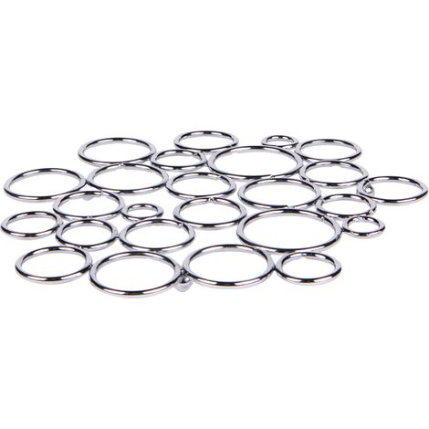 Table Passion - Dessous plat Mille Chrome 22 cm
