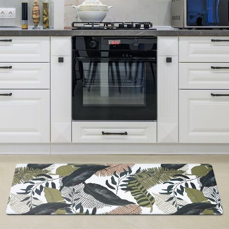 Paco Home Tapis De Cuisine Tapis Cuisine PVC Tapis Antidérapant Cuisine Différents Motifs Multicolore, 45x120 cm (1/5)