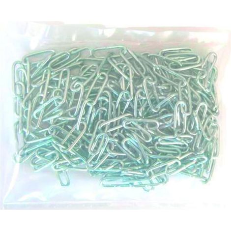 Chaîne ordinaire soudée acier zingué en sac de 25 mètres - Diamètre de chaîne (fil) : 5 mm - VIGOUROUX
